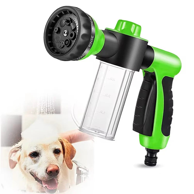 Adjustable Pet Shower Head with Soap Dispenser