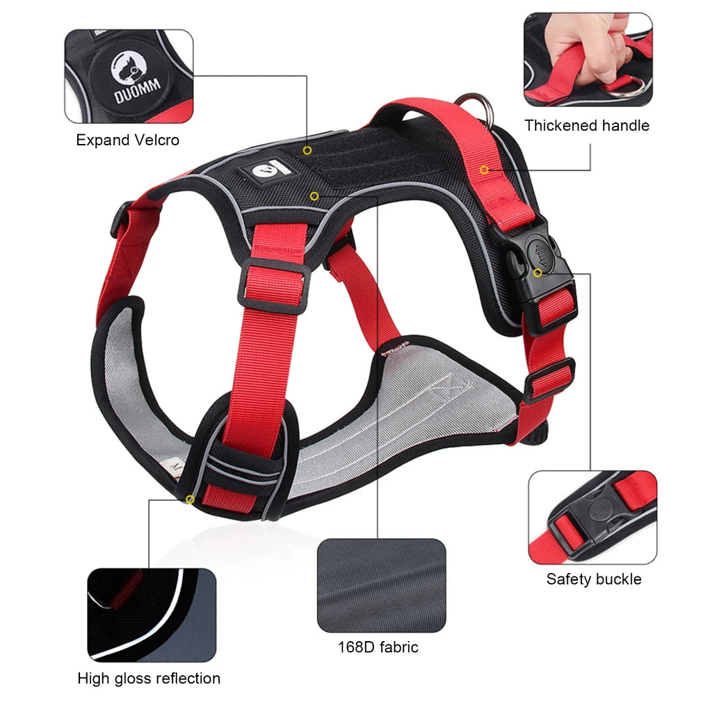 Durable Tactical Dog Harness