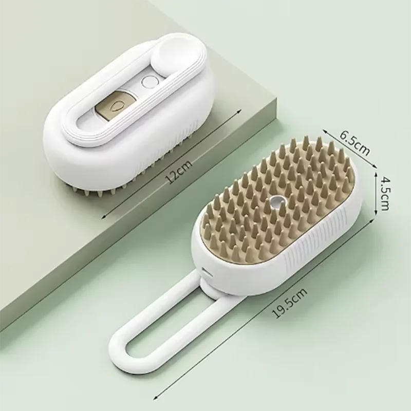 3-in-1 Pet Grooming Comb with Spray & Massage Function