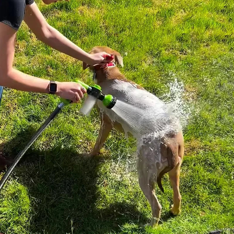 Adjustable Pet Shower Head with Soap Dispenser