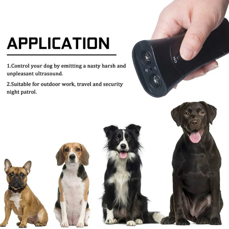 Ultrasonic Dog Training & Bark Control Device