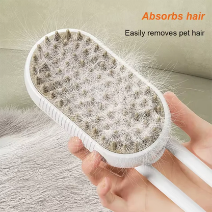 3-in-1 Pet Grooming Comb with Spray & Massage Function